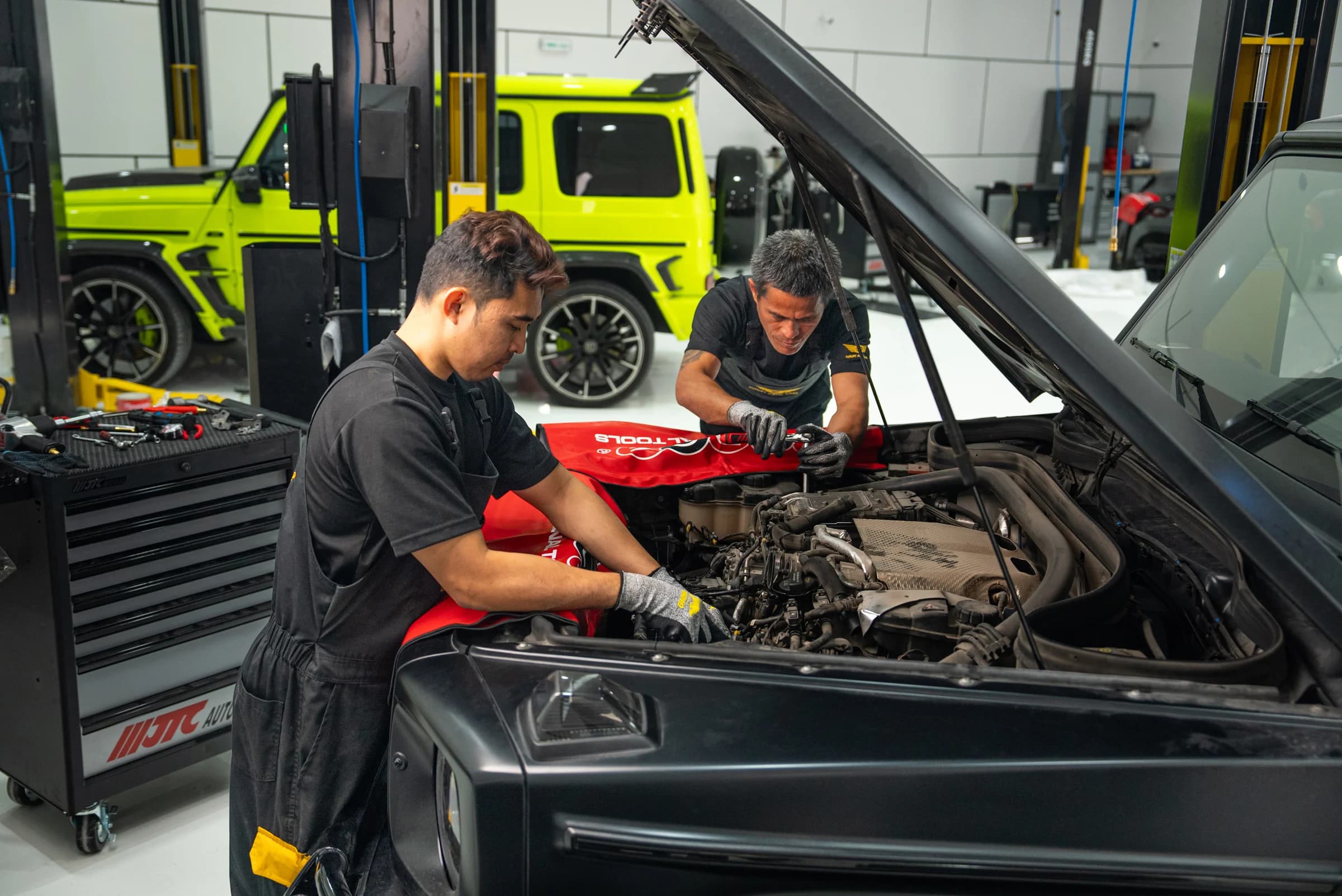 German car service at Luxury Auto Care Dubai